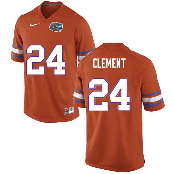 Men #24 Iverson Clement Florida Gators College Football Jerseys Orange